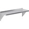 Amgood 12 in. x 36 in. Stainless Steel Wall Shelf With Squared Edge AMG WS-SQ-1236 - alternate 1